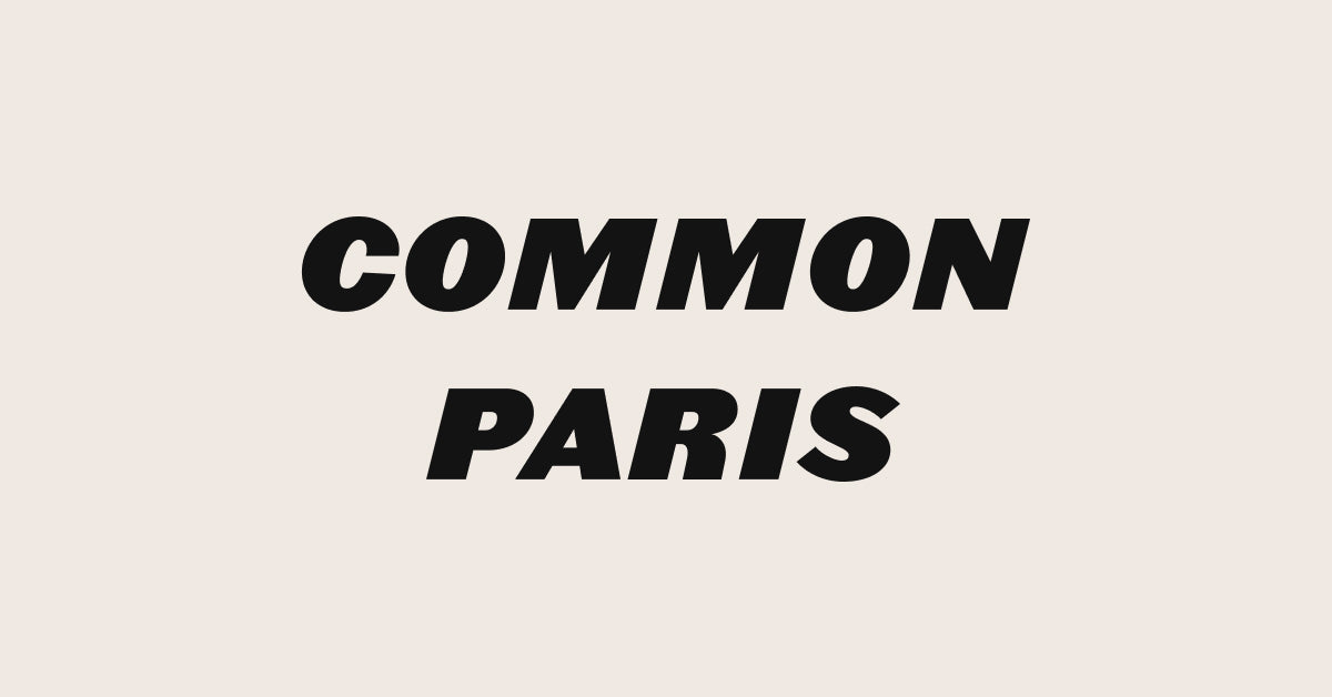 T-Shirt – COMMON PARIS